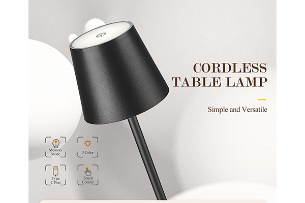 Cordless Rechargeable Table Lamp