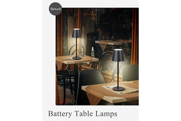 Cordless Rechargeable Table Lamp