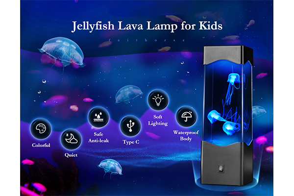 Jellyfish Lava Lamp For Kids