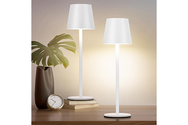 White Rechargeable Desk Lamp Single